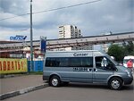 Бесплатный автобус Genser в пункт аренды автомобилей АрендаАвто-крв на ул.Добролюбова